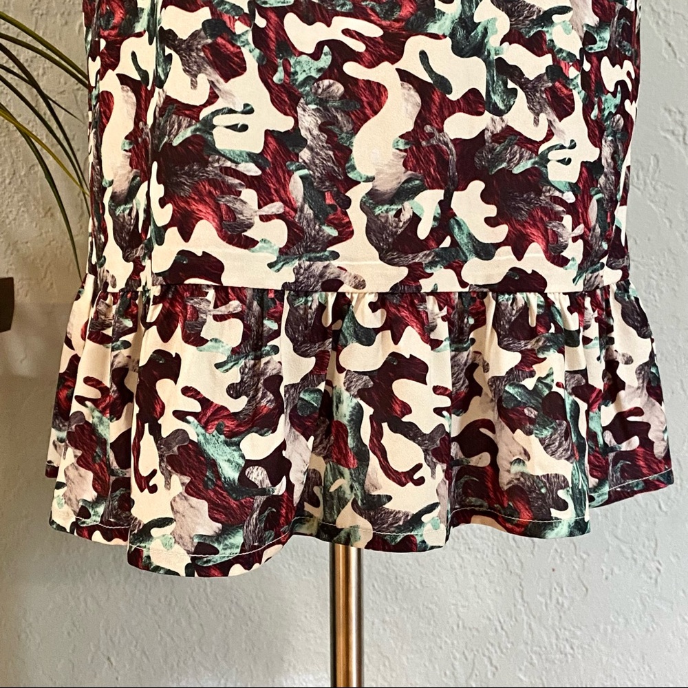 NWOT Daisy Street Abstract Ruffle Hem Sheath Dress, XS - Picture 8 of 14